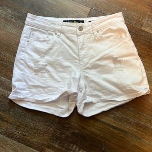 Indigo Rein White Denim Shorts sz 9